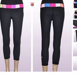 Lululemon cropped yoga pant